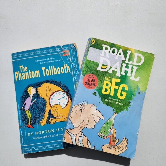 Scholastic Other - Children's Book Bundle Lot Set 2 Chapter Books The BFG Roald Dahl The Phantom To
